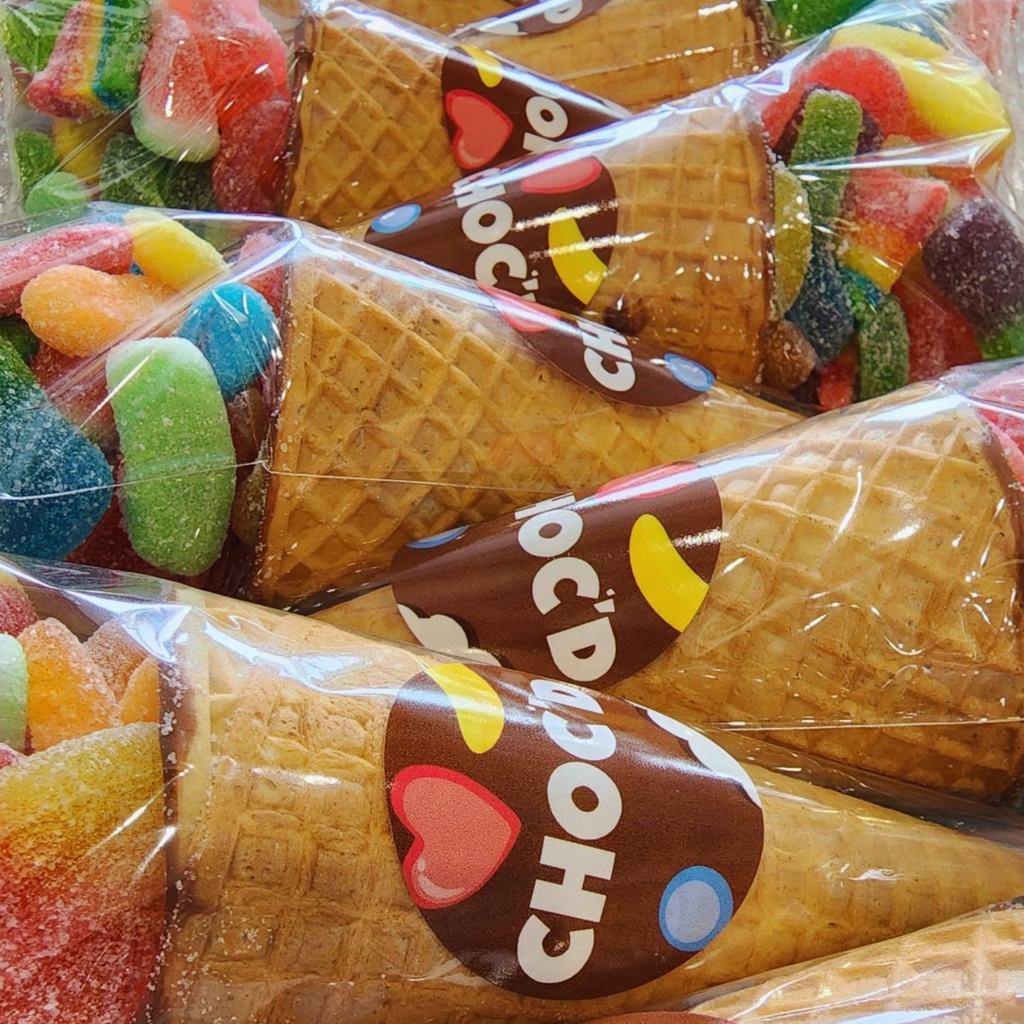 Choc - Lined Lolly Cones - CHOC’D - Melbourne