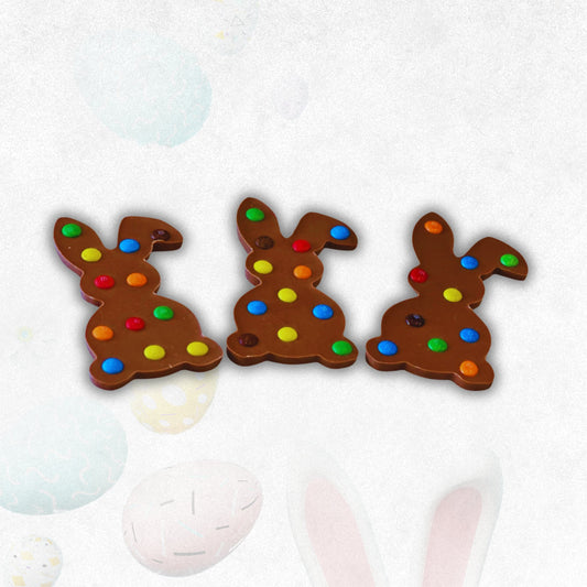 Easter Mini Bunny Chocolate Disc Trio - CHOC’D - Melbourne